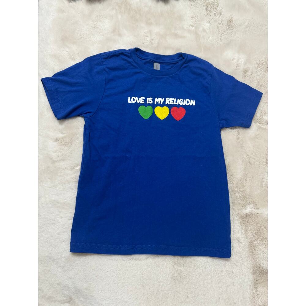 Love Is My Religion Ziggy Marley Tee Unisex Kids Size 6/7